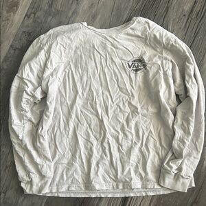 Vans Classic White Long Sleeve Tee